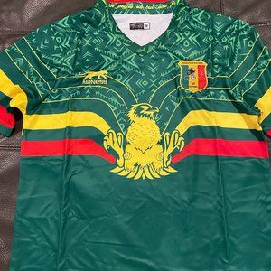 RARE! Airness brand MALI National Team Men's Green JERSEY Sz M or 2XL New w tags